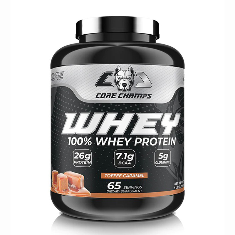 Core Champs Whey 100% Whey Protein 5 lbs - Toffee Caramel