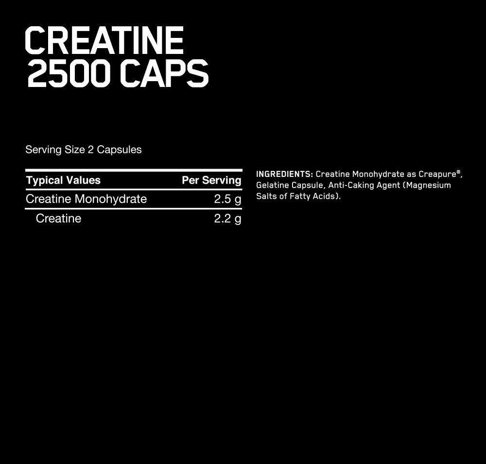 Optimum Creatine 2500 Caps India