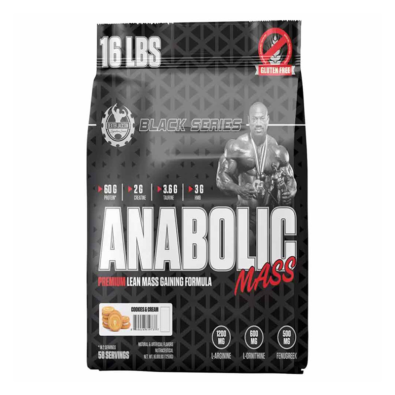 Dexter Jackson Black Series Anabolic Mass Gainer 16 lbs - Cookies N Cream