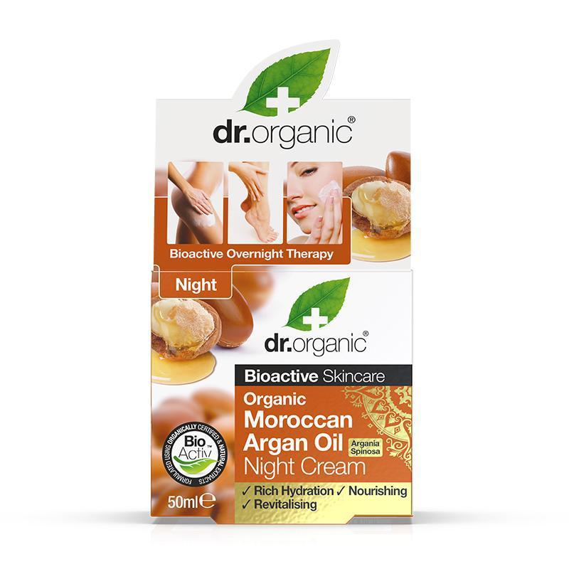 Dr. Organic Moroccan Argan Oil Night Cream 50ml Best Price in Dubai