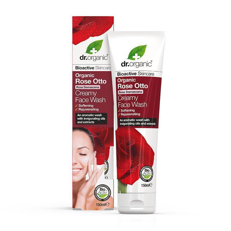 Dr. Organic Rose Otto Creamy Face Wash 150ml