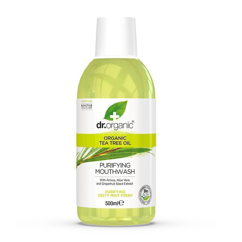 Dr. Organic Tea Tree Mouthwash 500ml