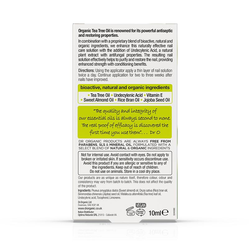 Dr. Organic Tea Tree Nail Solution 10ml Best Price in Abudhabi