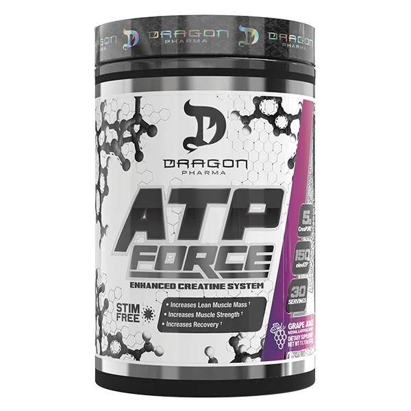 Dragon Pharma ATP Force - Enhanced Creatine System 30 Servings - Grape