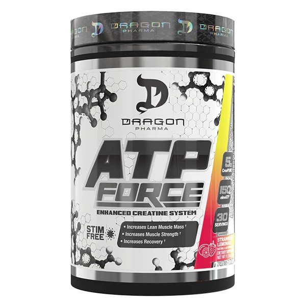 Dragon Pharma ATP Force - Enhanced Creatine System 30 Servings - Strawberry Lemonade