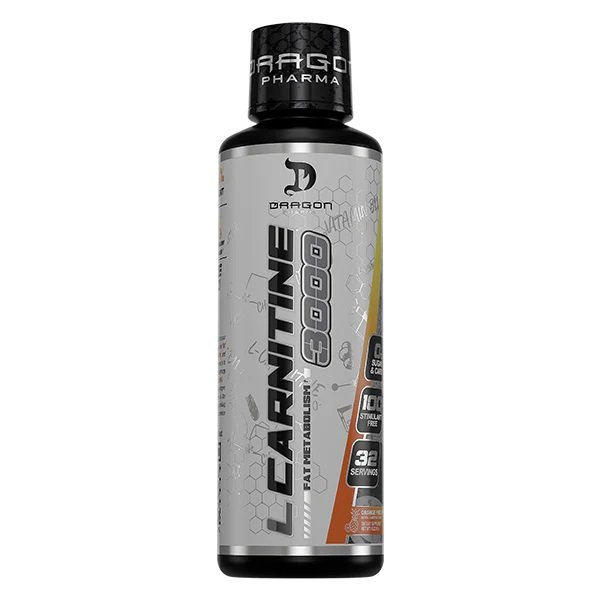 Dragon Pharma L-Carnitine - 3000 32 Servings - Orange Pineapple