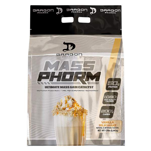 Dragon Pharma Mass Phorm 12 Lbs - Vanilla Milkshake