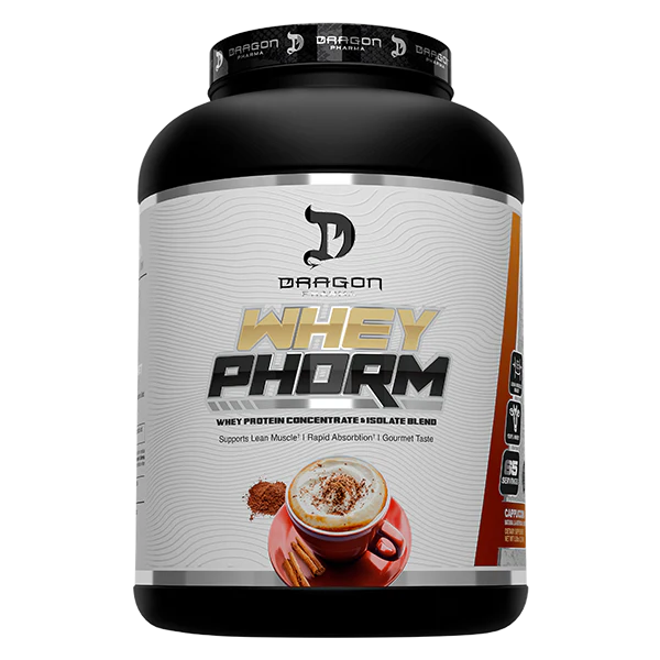Dragon Pharma Whey Phorm Whey Protein Isolate 5 Lb - Cappuccino