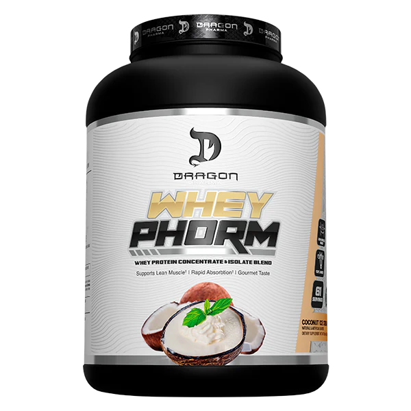 Dragon Pharma Whey Phorm Whey Protein Isolate 5 Lb - Coconut Icecream