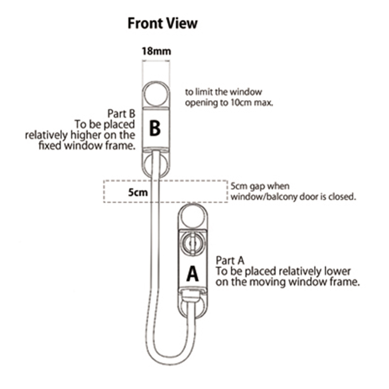 DS Windows and Balcony Lock Best Price in UAE