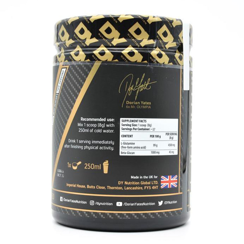 DY Nutrition Glutamine Unflavoured 300gm