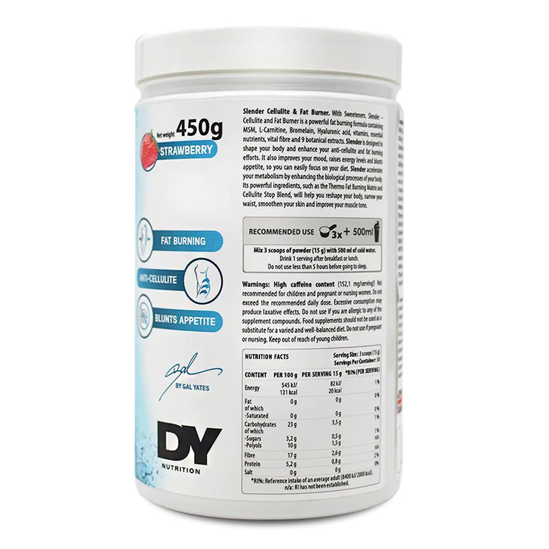 DY Nutrition Slender Cellular & Fat Burner 400G Best Price in Dubai
