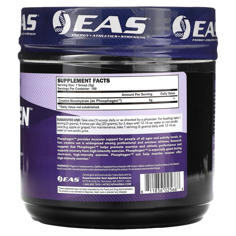 EAS Creatine Phosphagen Powder 500g - Unflavored  Best Price in UAE , Dubai, Abu Dhabi, Ajman 