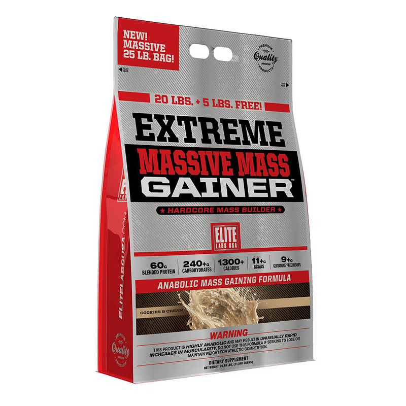 Elite Lab USA Extreme Massive Mass Gainer 25 lbs