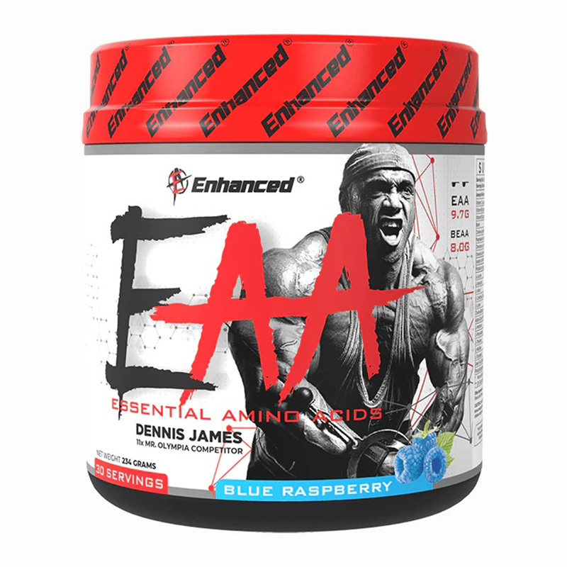 Enhanced EAA+ Essential Amino Acids 30 Servings - Blue Raspberry