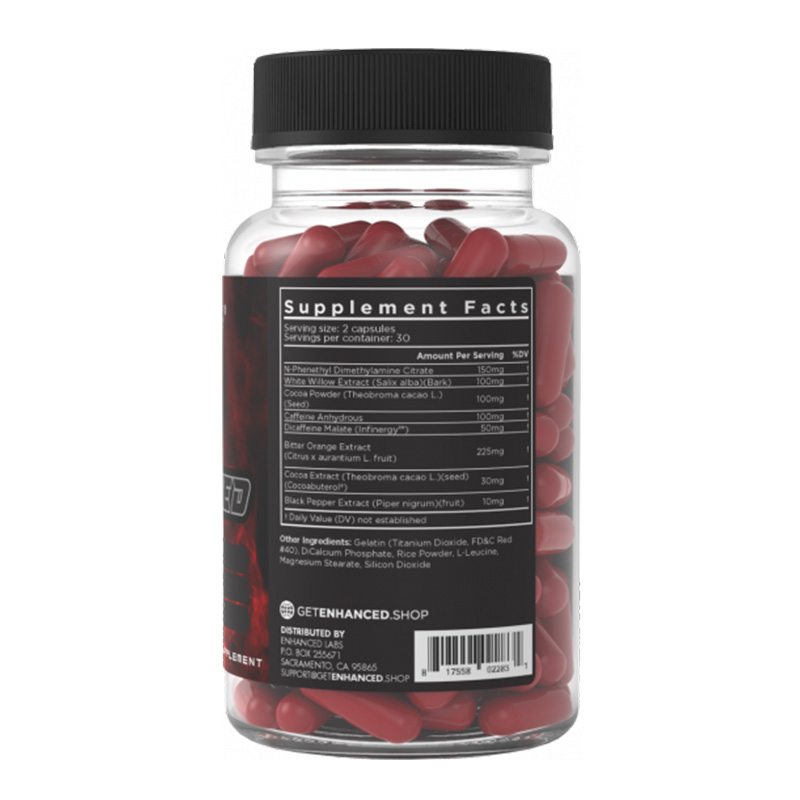 Enhanced Labs ECA Shred 60 Capsules Best Price in Abu Dhabi