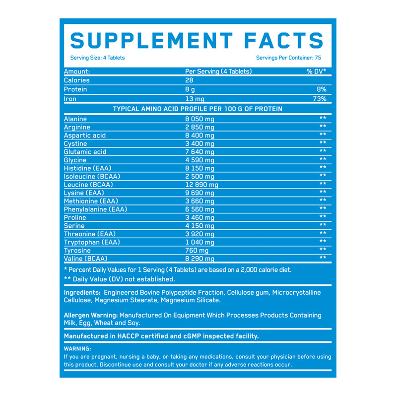 Ever Build Beef Amino Cryo Beef 300 Tabs Best Price in UAE