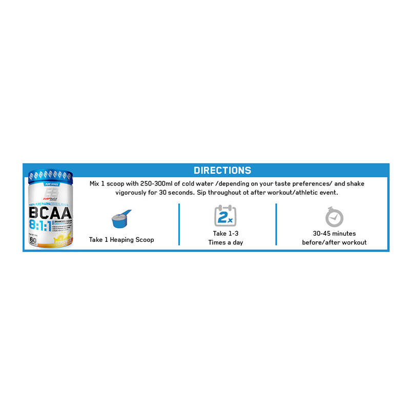 Ever Build Pure BCAA 8:1:1 300 g Best Price in UAE