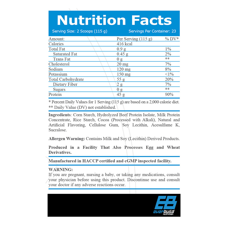 Ever Build Ultra Premium Beef Gainer  2720 g Best Price in UAE