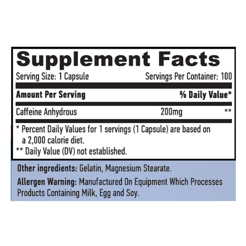 Everbuild Caffein 200 Mg 100 Caps Best Price in Dubai