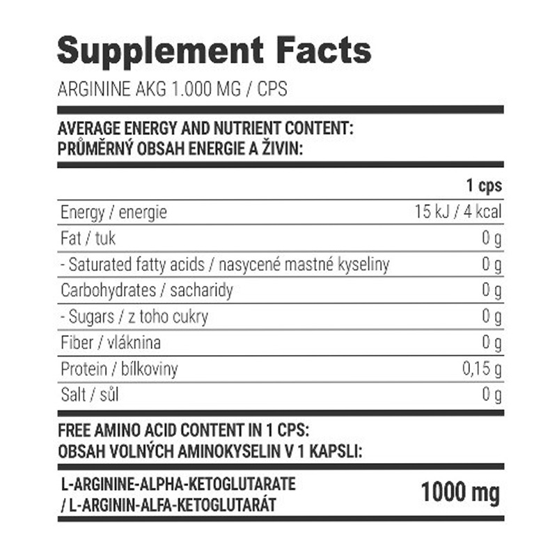 EXTRIFIT Arginine AKG 1000 mg Best Price in UAE