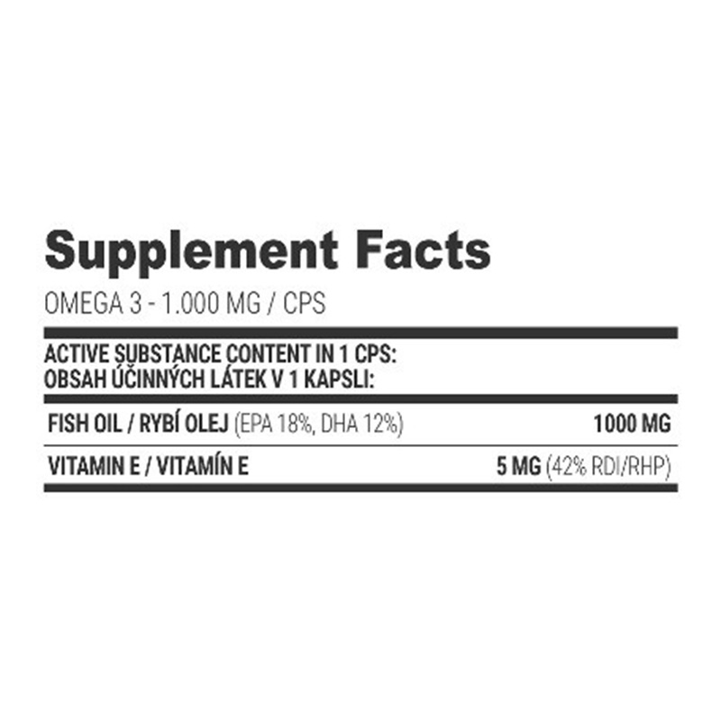 EXTRIFIT Omega 3 - 1000 mg 100 Caps Best Price in UAE