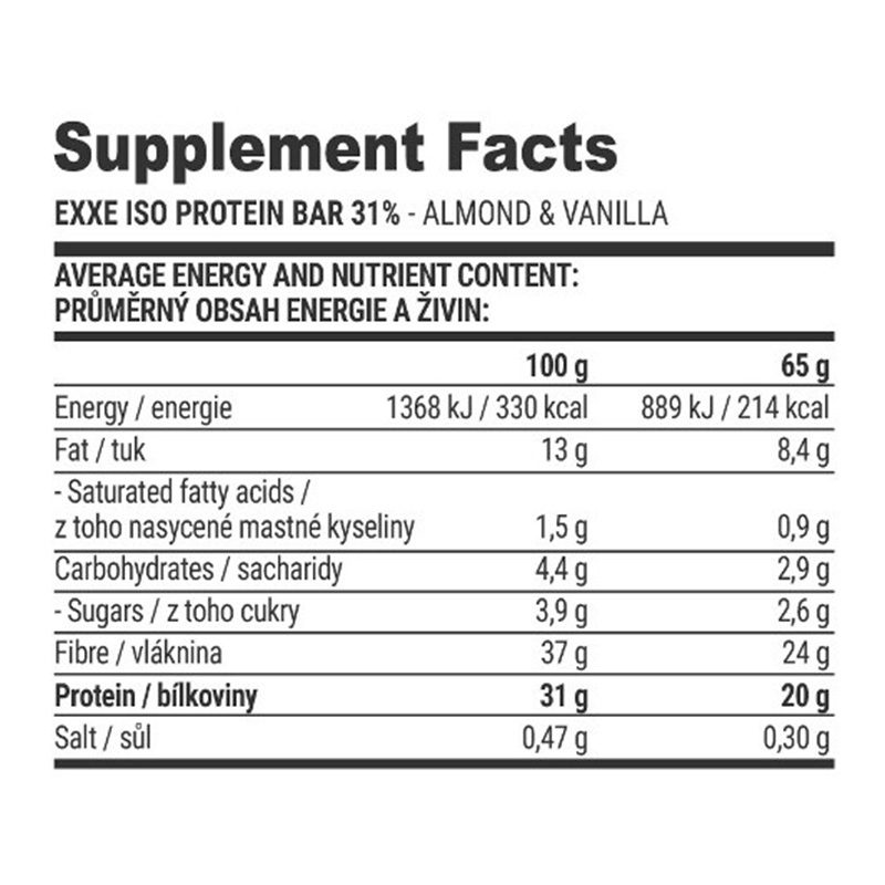 EXTRIFIT Protein Bar 16 x 65g Best Price in UAE