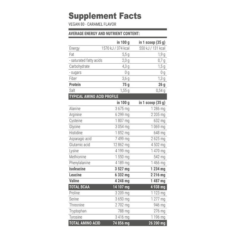 EXTRIFIT Vegan 80 - Caramel 2 Kg Best Price in UAE