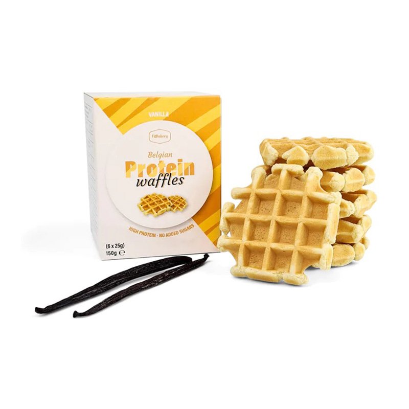 Fit Bakery Protein Belgian Waffles150g - Vanilla