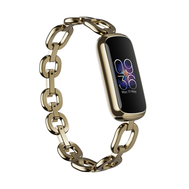 Fitbit Luxe SE Fitness and Wellness Tracker Smart Watch - Steel/Peony Best Price in UAE