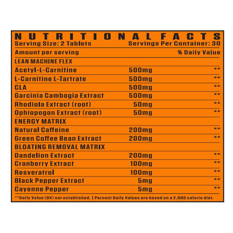 Flex Wheeler Burn Machine Non-stimulant Fat Burner 60 Tablets Best Price in Dubai