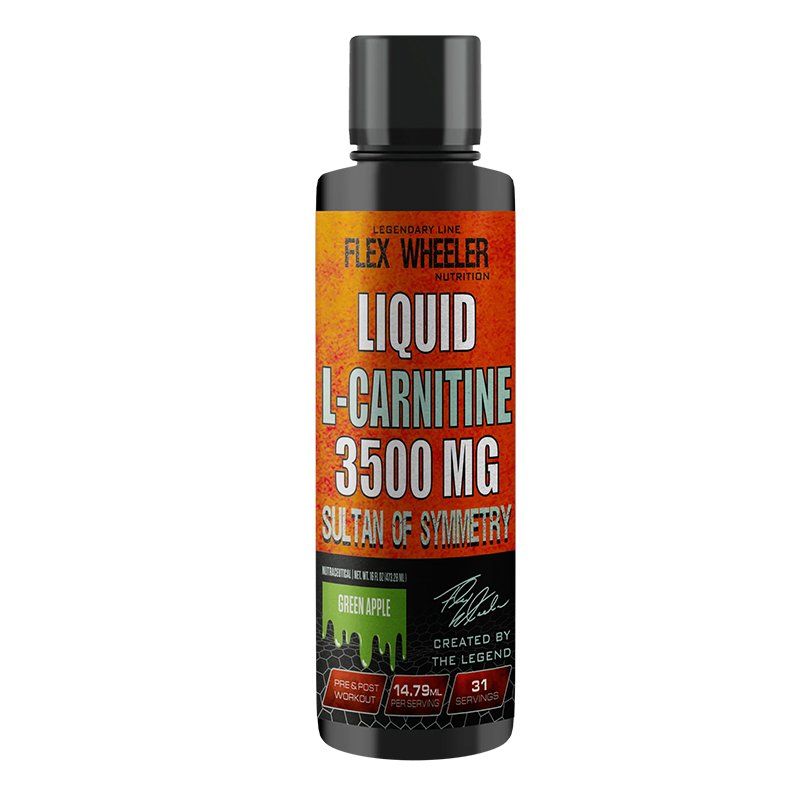 Flex Wheeler Liquid L-Carnitine 3500 MG - Green Apple Best Price in UAE