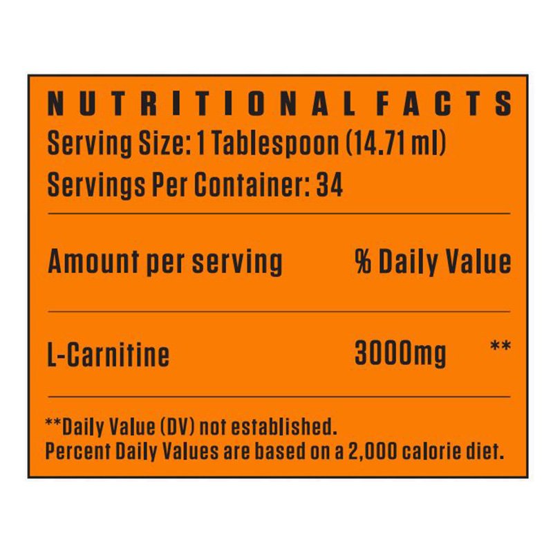 Flex Wheeler Liquid L-Carnitine 3500 MG - Orange Best Price in Dubai