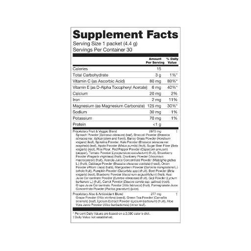 Forever Living Supergreens 30 Pack Pouch