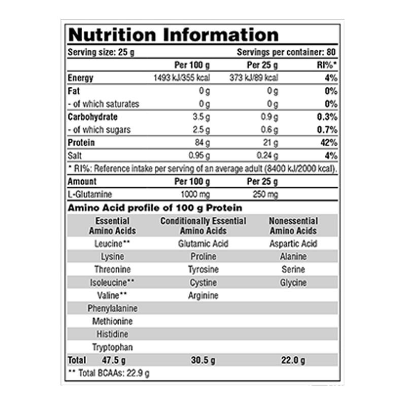 Galvanize Nutrition Protein 100 Isolate 2000 g Best Price in UAE