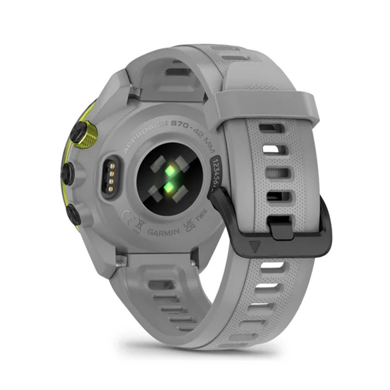 Garmin Approach S70 Black Ceramic Bezel with Powder Grey Silicone Band Watch 42 mm Best Price in Ajman