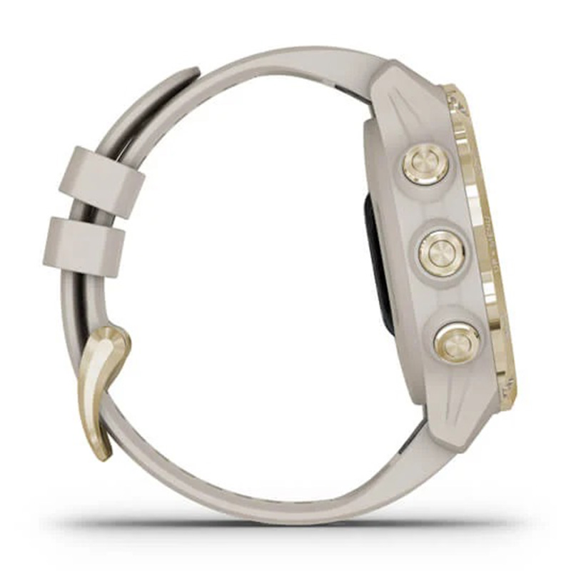 Garmin Descent Mk2S Light Gold with Light Sand Silicone Band 43mm Best Price in Sharjah