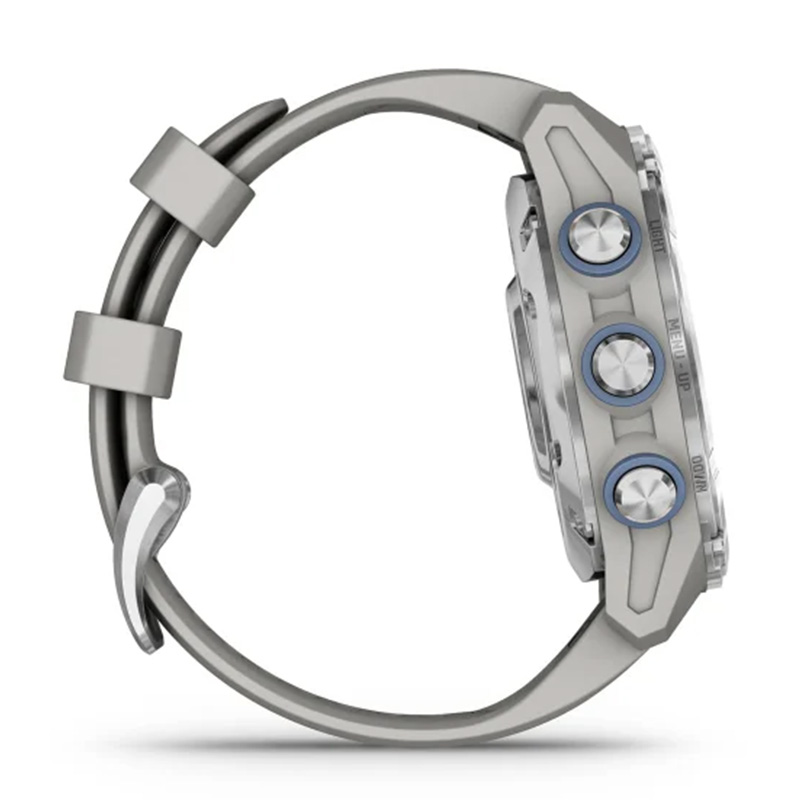 Garmin Descent Mk3 - 43mm Stainless Steel with Fog Grey Silicone Band Watch Best Price in UAE