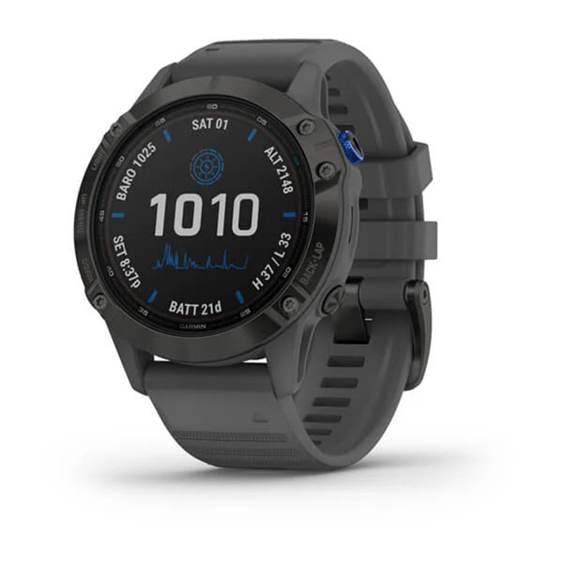 Garmin Fenix 6 Pro Solar Edition Black with Slate Grey Band 47mm Best Price in UAE