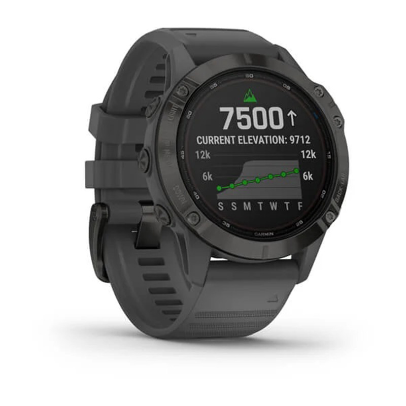 Garmin Fenix 6 Pro Solar Edition Black with Slate Grey Band 47mm Best Price in UAE