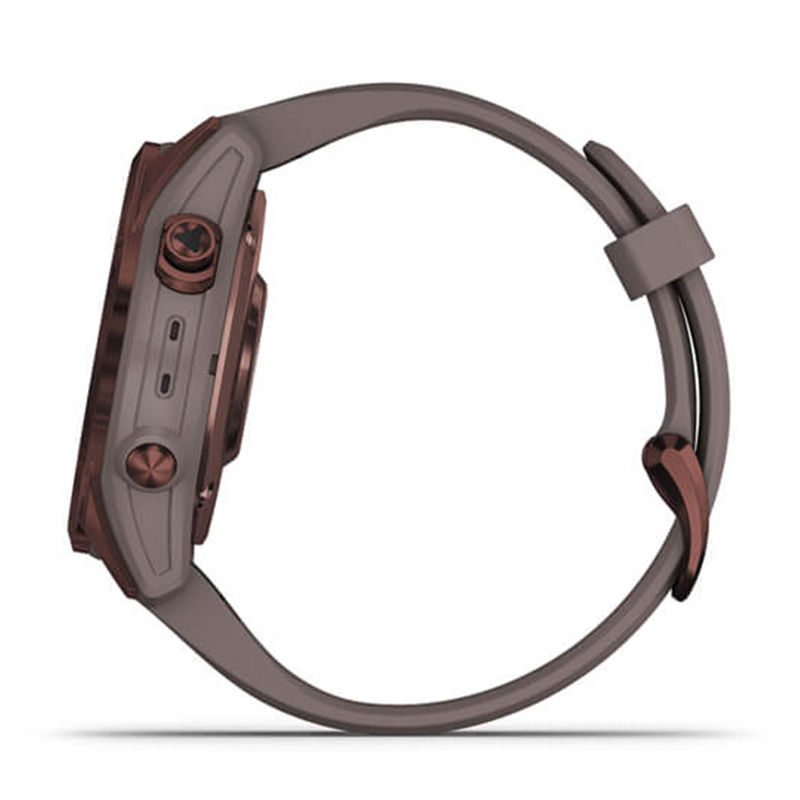 Garmin fenix 7S Sapphire Solar Dark Bronze Titanium with Shale Gray Band 42 MM Watch Best Price in Abu Dhabi