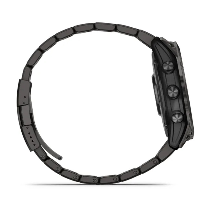 Garmin Fenix 7X Pro Sapphire Solar Edition 51mm Carbon Gray DLC Titanium with Vented Titanium Bracelet Watch Best Price in Ajman