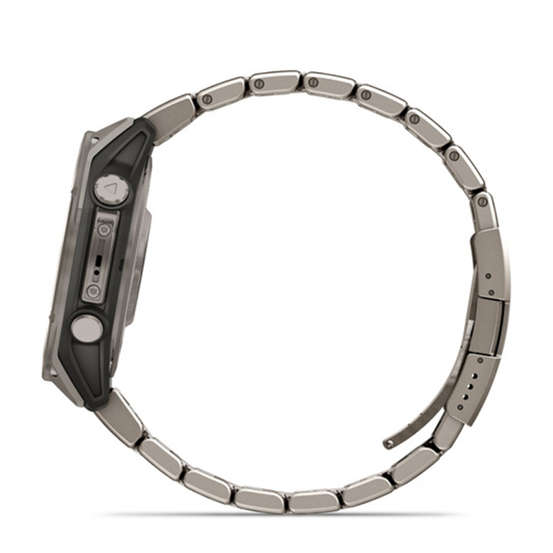 Garmin Fenix 8 – 47 mm Amoled Sapphire Bare Titanium Graphite With A Titanium Band Plus a Graphite Silicone Band Watch Best Price in Abu Dhabi