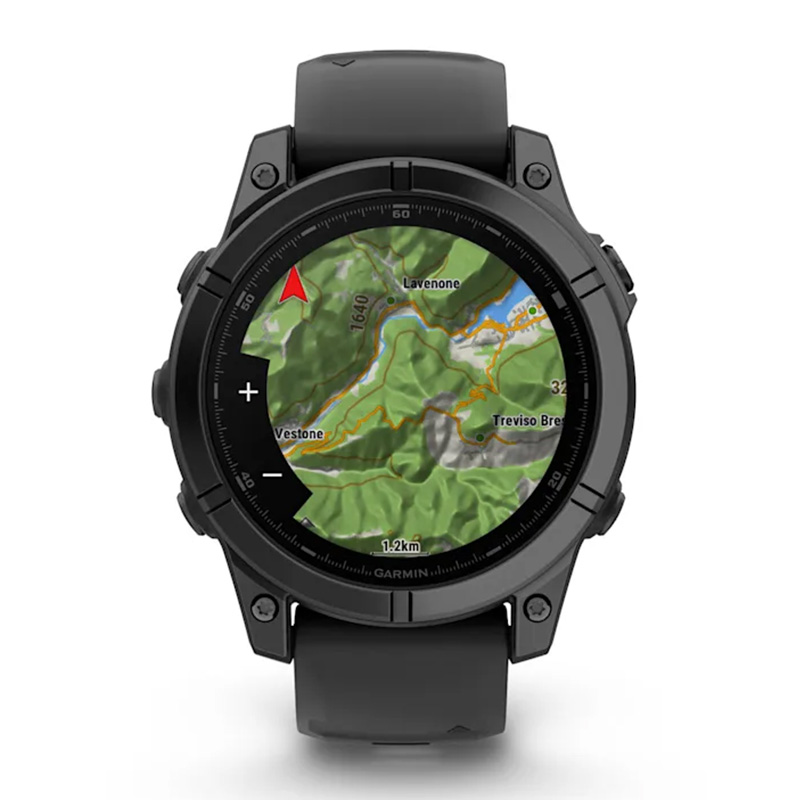 Garmin Fenix E – 47 mm Slate Grey Steel With Black Silicone Band Best Price in Abu Dhabi