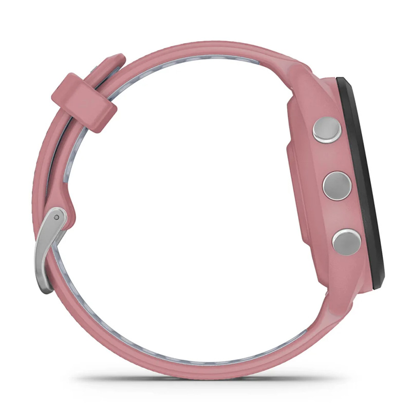 Garmin Forerunner 265S Black Bezel with Light Pink Case and Light Pink/Powder Grey Silicone Band 42 MM Best Price in UAE