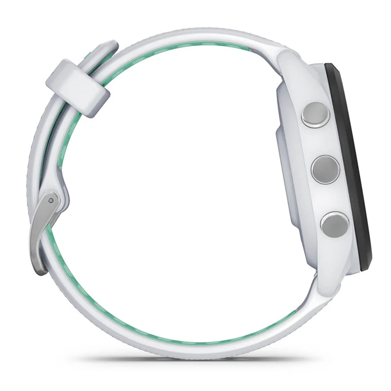 Garmin Forerunner 265S Black Bezel with Whitestone Case and Whitestone/Neo Tropic Silicone Band 42 MM Watch Best Price in UAE