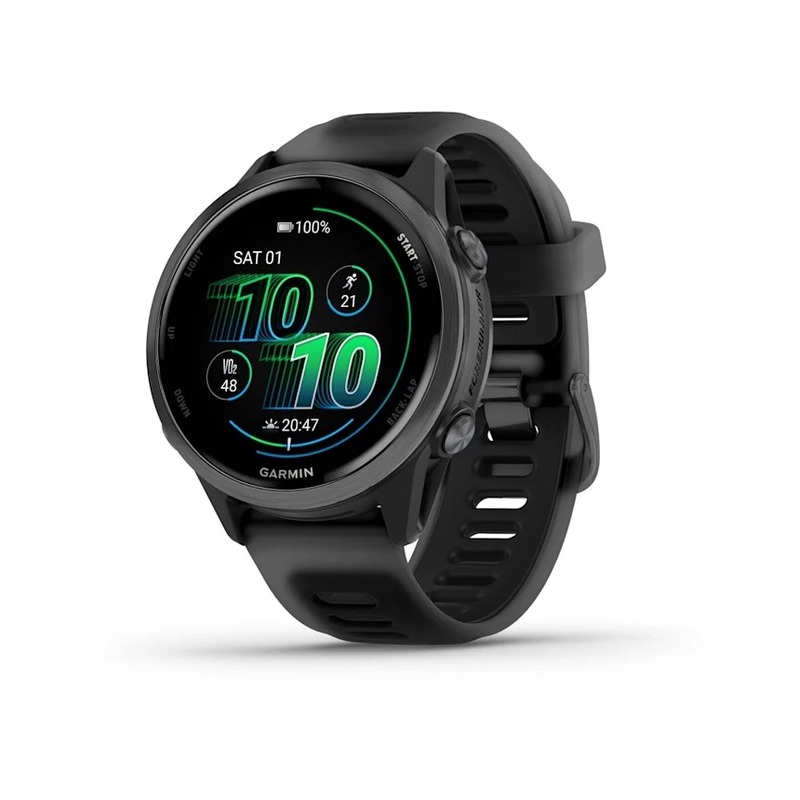 Garmin Forerunner 570 - 42mm  Slate Grey Aluminum with Translucent Black/Black Band