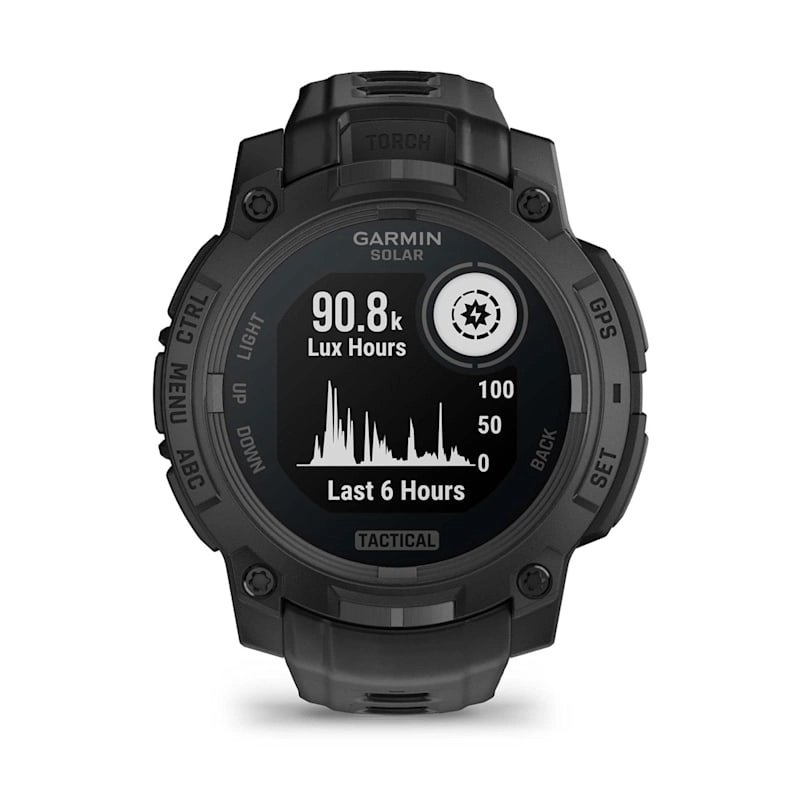 Garmin Instinct 3 – 45 mm Solar Tactical Edition Black with Black Band Watch Best Price in Dubai