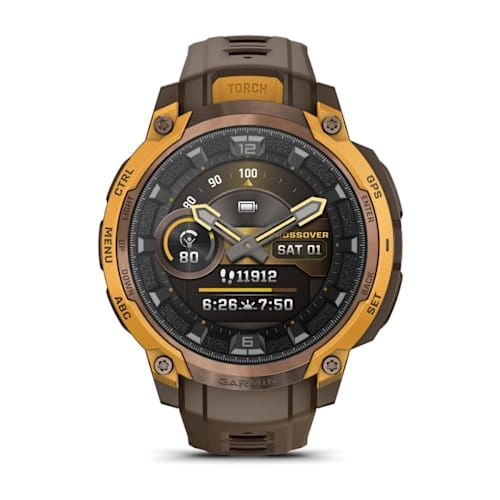 Garmin Instinct Crossover AMOLED Bronze/Sunburst Watch Best Price in Dubai