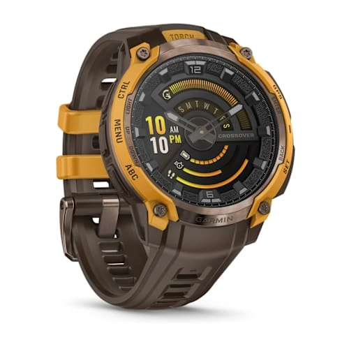 Garmin Instinct Crossover AMOLED Bronze/Sunburst Watch Best Price in Abu Dhabi